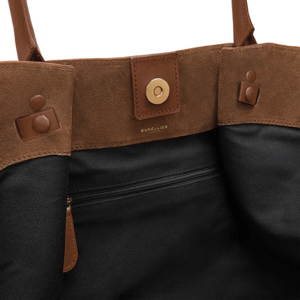 DeMellier London Women's The New York Deep Tan Suede & Tan Smooth