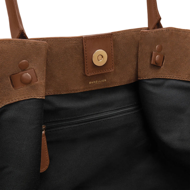 DeMellier London Women's The New York Deep Tan Suede & Tan Smooth