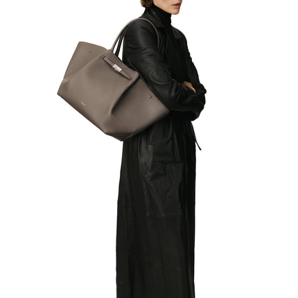 DeMellier London Women's The New York Dark Taupe Small Grain