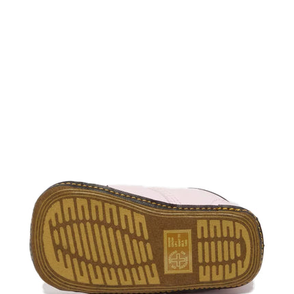 Dr. Martens Unisex Newborn 1460 Auburn Leather Booties Pale Pink-Mason Pu Split+Mason Nw Synthetic