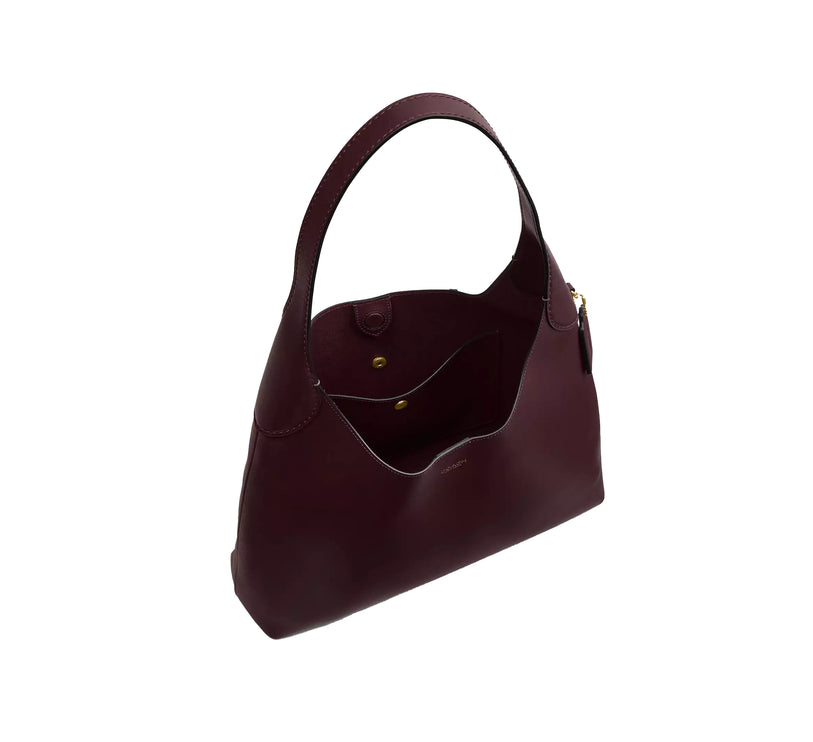 Coach Women's Brooklyn Shoulder Bag 34 Brass/Merlot