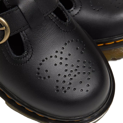 Dr. Martens Girl Junior 8065 Softy T Leather Mary Jane Shoes Black - Softy T
