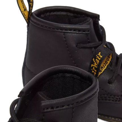 Dr. Martens Unisex Newborn 1460 Auburn Leather Booties Black-Mason Pu Split+Mason Nw Synthetic