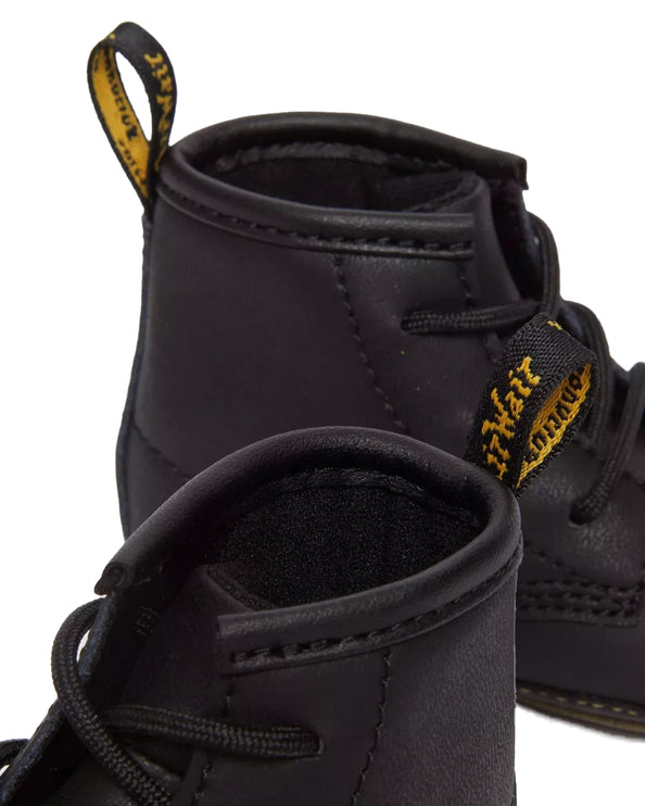 Dr. Martens Unisex Newborn 1460 Auburn Leather Booties Black-Mason Pu Split+Mason Nw Synthetic