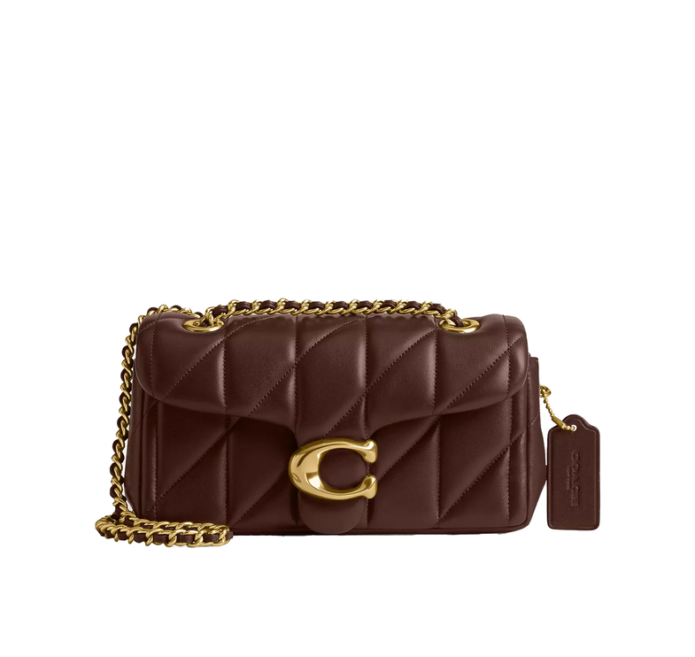 Coach Women's Tabby Shoulder Bag 20 With Pillow Quilting Brass/Maple