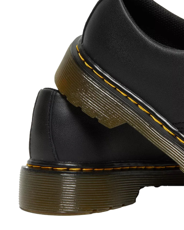 Dr. Martens Unisex Junior 1461 Softy T Leather Shoes Black - Softy T