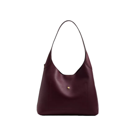 Coach Women's Brooklyn Shoulder Bag 34 Brass/Merlot