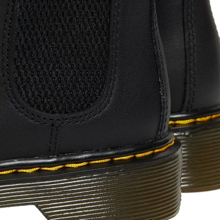 Dr. Martens Unisex Junior 2976 Softy T Leather Chelsea Boots Black - Softy T