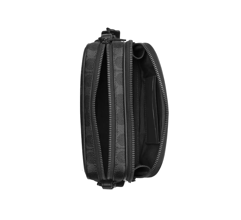Coach Unisex Colton Crossbody Bag 19 In Signature Canvas Matte Black/Black Signature