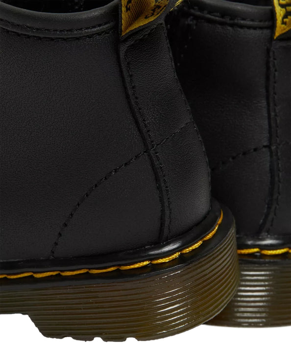 Dr. Martens Unisex Infant 1460 Softy T Leather Lace Up Boots Black - Softy T