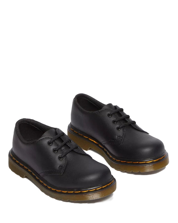 Dr. Martens Unisex Toddler 1461 Softy T Leather Oxford Shoes Black - Softy T