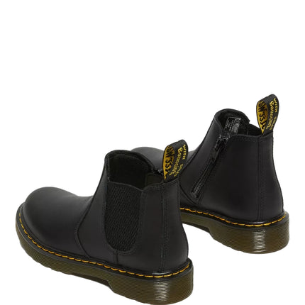 Dr. Martens Unisex Junior 2976 Softy T Leather Chelsea Boots Black - Softy T