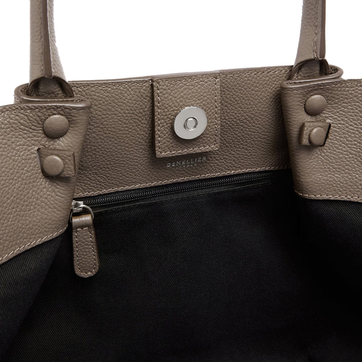 DeMellier London Women's The Midi New York Dark Taupe Small Grain