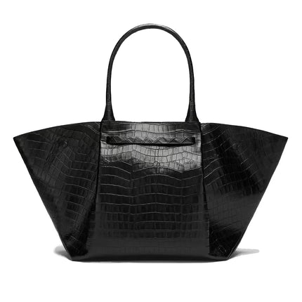 DeMellier London Women's The New York Black Croc-Effect