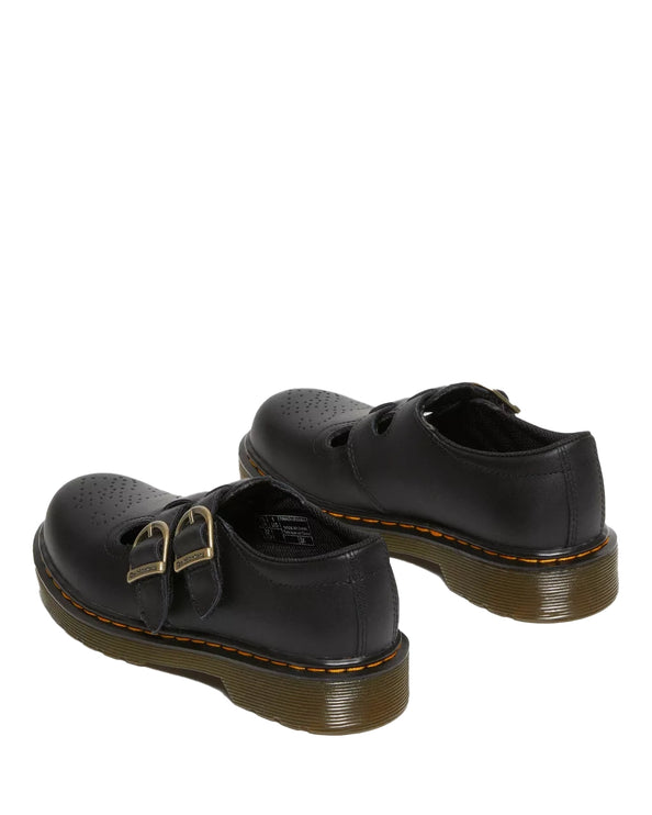 Dr. Martens Girl Junior 8065 Softy T Leather Mary Jane Shoes Black - Softy T
