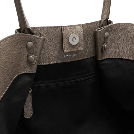 DeMellier London Women's The New York Dark Taupe Small Grain