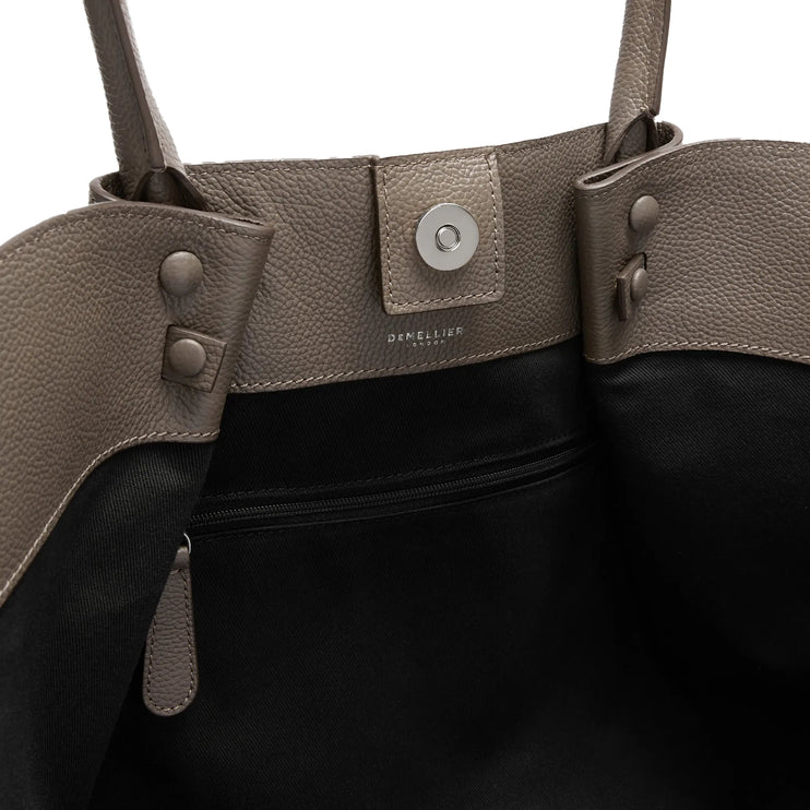 DeMellier London Women's The New York Dark Taupe Small Grain