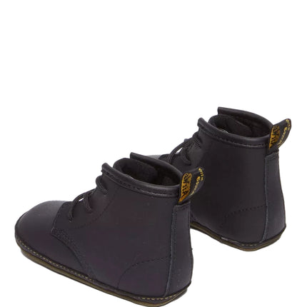 Dr. Martens Unisex Newborn 1460 Auburn Leather Booties Black-Mason Pu Split+Mason Nw Synthetic