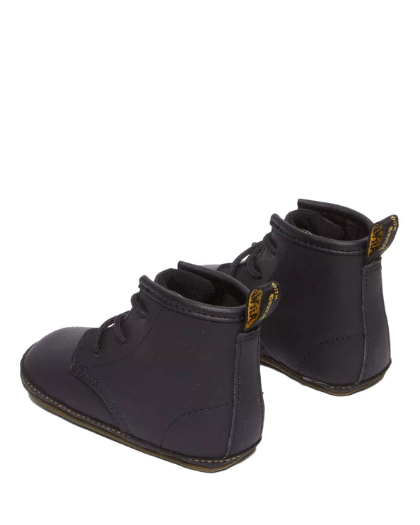 Dr. Martens Unisex Newborn 1460 Auburn Leather Booties Black-Mason Pu Split+Mason Nw Synthetic