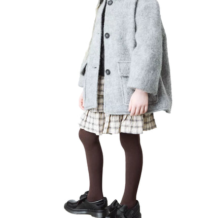 Dr. Martens Girl Junior Polley II Bow Patent Leather Mary Jane Shoes Black - Patent Lamper