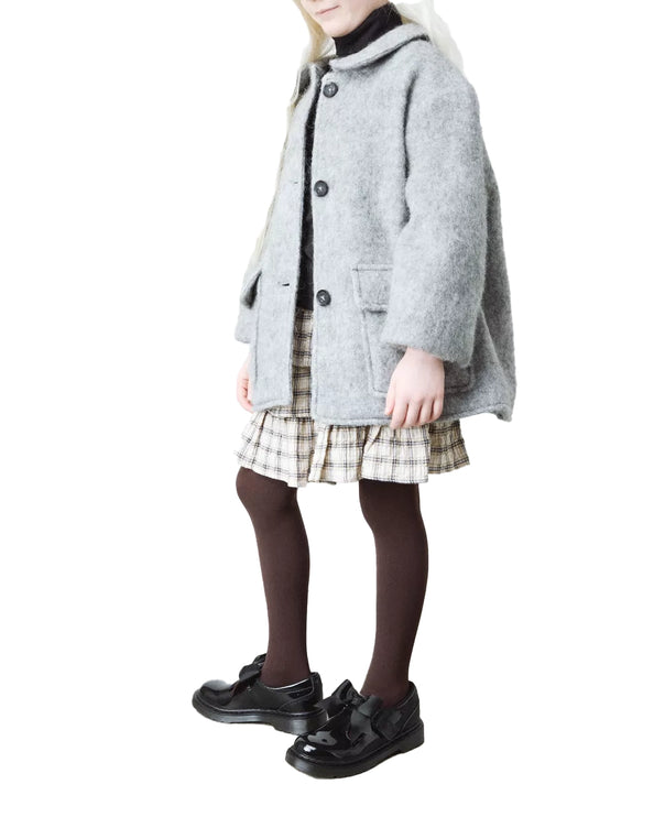 Dr. Martens Girl Junior Polley II Bow Patent Leather Mary Jane Shoes Black - Patent Lamper