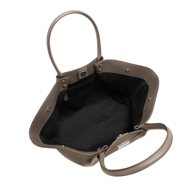 DeMellier London Women's The New York Dark Taupe Small Grain