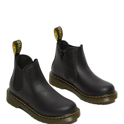 Dr. Martens Unisex Junior 2976 Softy T Leather Chelsea Boots Black - Softy T