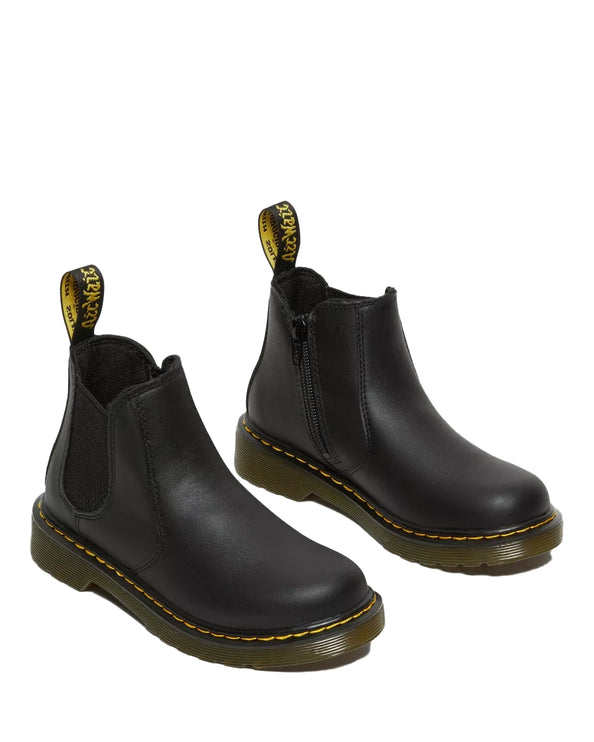 Dr. Martens Unisex Junior 2976 Softy T Leather Chelsea Boots Black - Softy T