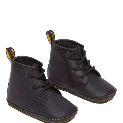 Dr. Martens Unisex Newborn 1460 Auburn Leather Booties Black-Mason Pu Split+Mason Nw Synthetic