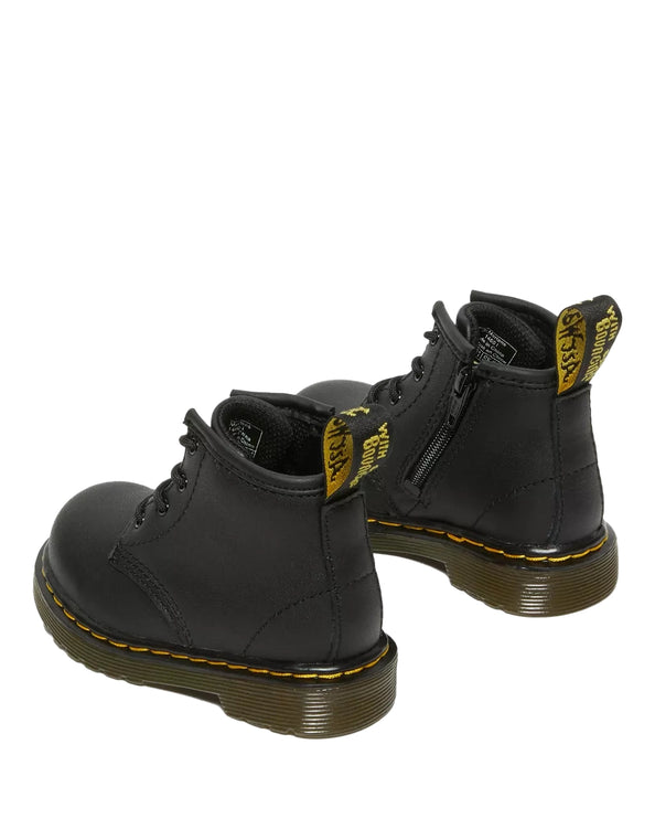 Dr. Martens Unisex Infant 1460 Softy T Leather Lace Up Boots Black - Softy T