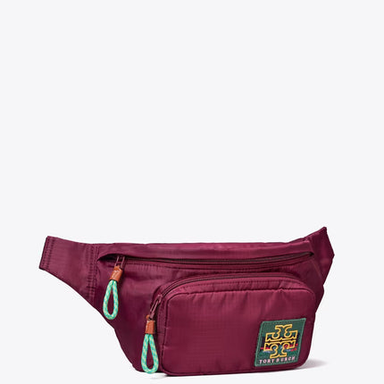 Tory Burch Women's Ripstop Belt Bag Winetasting