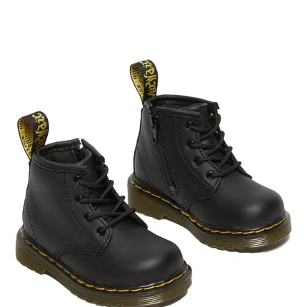 Dr. Martens Unisex Infant 1460 Softy T Leather Lace Up Boots Black - Softy T