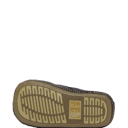 Dr. Martens Unisex Newborn 1460 Auburn Leather Booties Black-Mason Pu Split+Mason Nw Synthetic