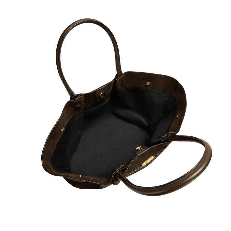 DeMellier London Women's The New York Mocha Suede & Mocha Smooth