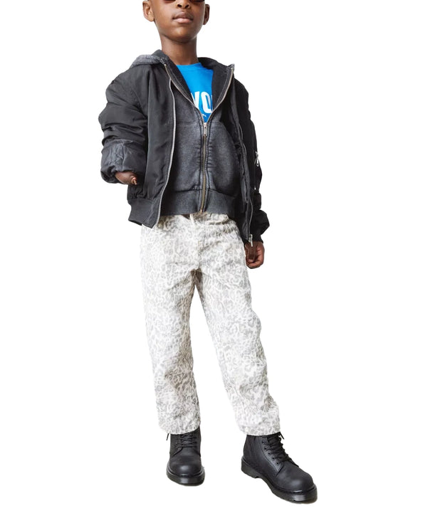 Dr. Martens Unisex Junior 1460 Faux Fur Lined Boots Black - Republic Waterproof