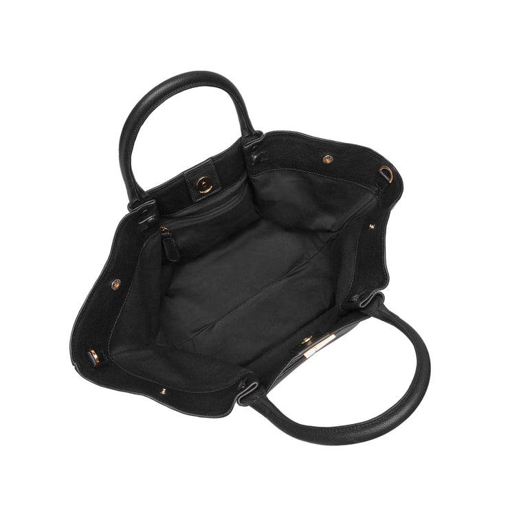 DeMellier London Women's The Midi New York Black Small Grain