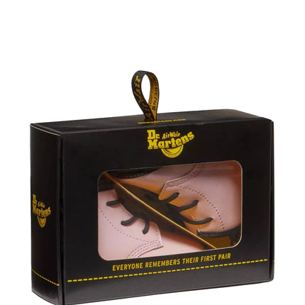 Dr. Martens Unisex Newborn 1460 Auburn Leather Booties Pale Pink-Mason Pu Split+Mason Nw Synthetic