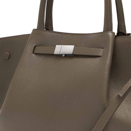 DeMellier London Women's The Midi New York Dark Taupe Small Grain