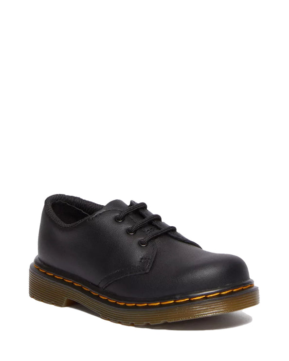 Dr. Martens Unisex Toddler 1461 Softy T Leather Oxford Shoes Black - Softy T
