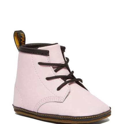 Dr. Martens Unisex Newborn 1460 Auburn Leather Booties Pale Pink-Mason Pu Split+Mason Nw Synthetic
