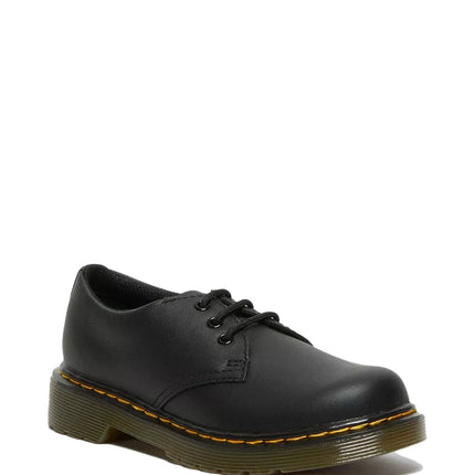 Dr. Martens Unisex Junior 1461 Softy T Leather Shoes Black - Softy T