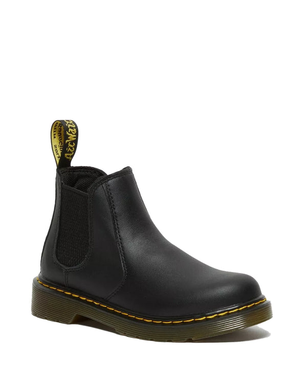 Dr. Martens Unisex Junior 2976 Softy T Leather Chelsea Boots Black - Softy T