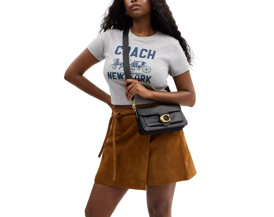 Coach Women's Tabby Shoulder Bag 26 Brass/Black