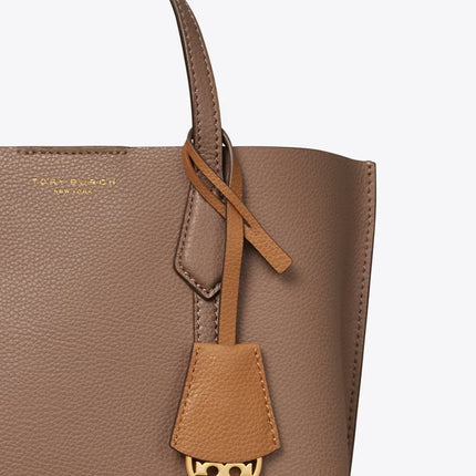 Tory Burch Women's Small Perry Triple-Compartment Tote CLAM SHELL