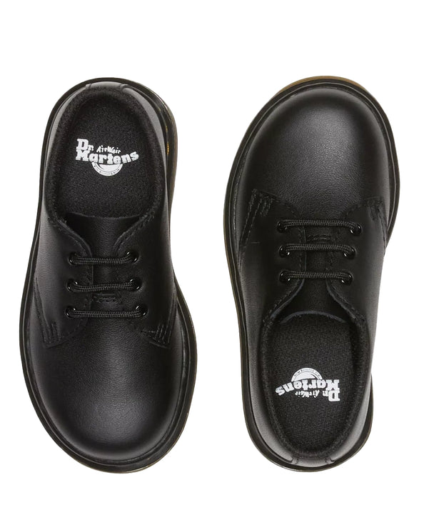 Dr. Martens Unisex Toddler 1461 Softy T Leather Oxford Shoes Black - Softy T