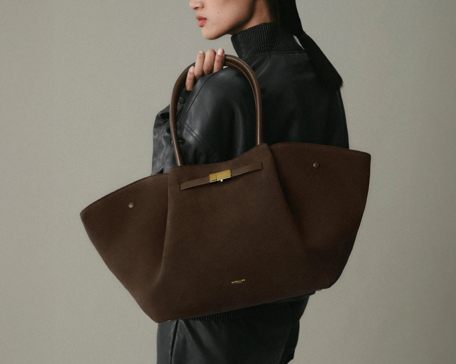 DeMellier London Women's The New York Mocha Suede & Mocha Smooth