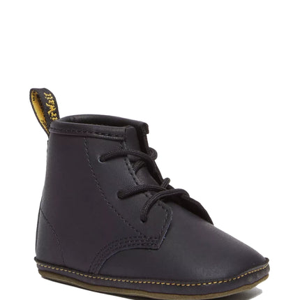 Dr. Martens Unisex Newborn 1460 Auburn Leather Booties Black-Mason Pu Split+Mason Nw Synthetic