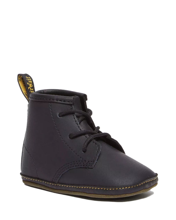 Dr. Martens Unisex Newborn 1460 Auburn Leather Booties Black-Mason Pu Split+Mason Nw Synthetic