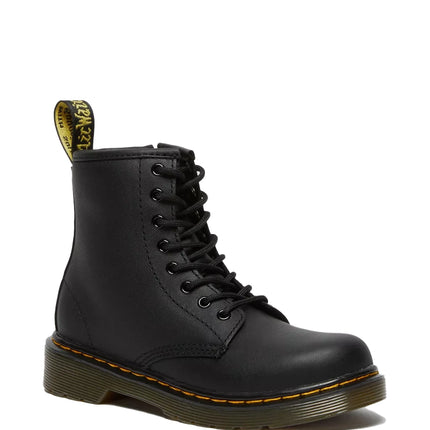 Dr. Martens Unisex Junior 1460 Softy T Leather Lace Up Boots Black - Softy T