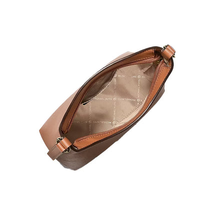 Michael Kors Women's Maya Small Crossbody Bag Luggage/Gold